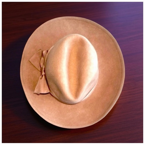 Betmar Women’s Wide-Brim Wool Fedora – Beige – Style WPL-4386 – Like New main image 6